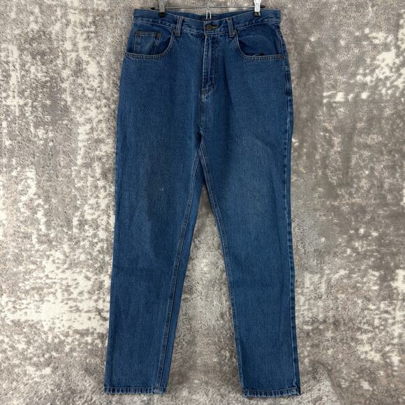 The Blues Size 14 Denim Cotton Jeans Blue Pants Button Zip Casual Pocket - Picture 1 of 11